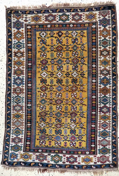 "Schirwan" Kazak antik, Kafkasya, 19. yüzyıl, yün üzerine yün, yaklaşık 166 x 115 cm, EHZ: 2-3