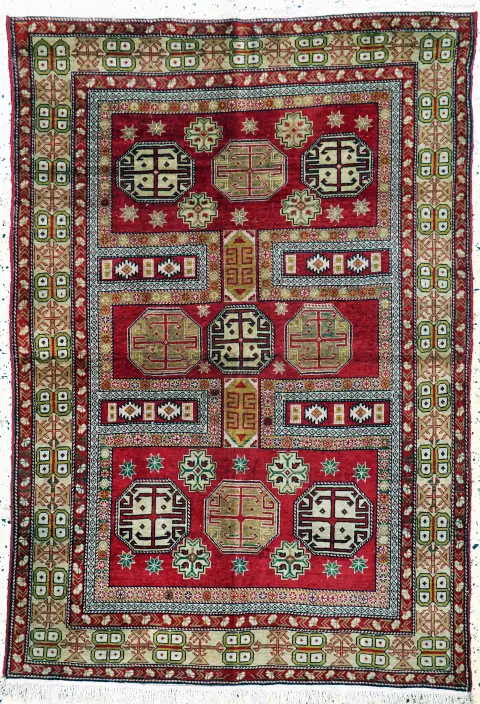 Erivan, Ermenistan, 20. yy ortası, yün üzerine pamuk, yak. 175 x 122 cm, EHZ: 3