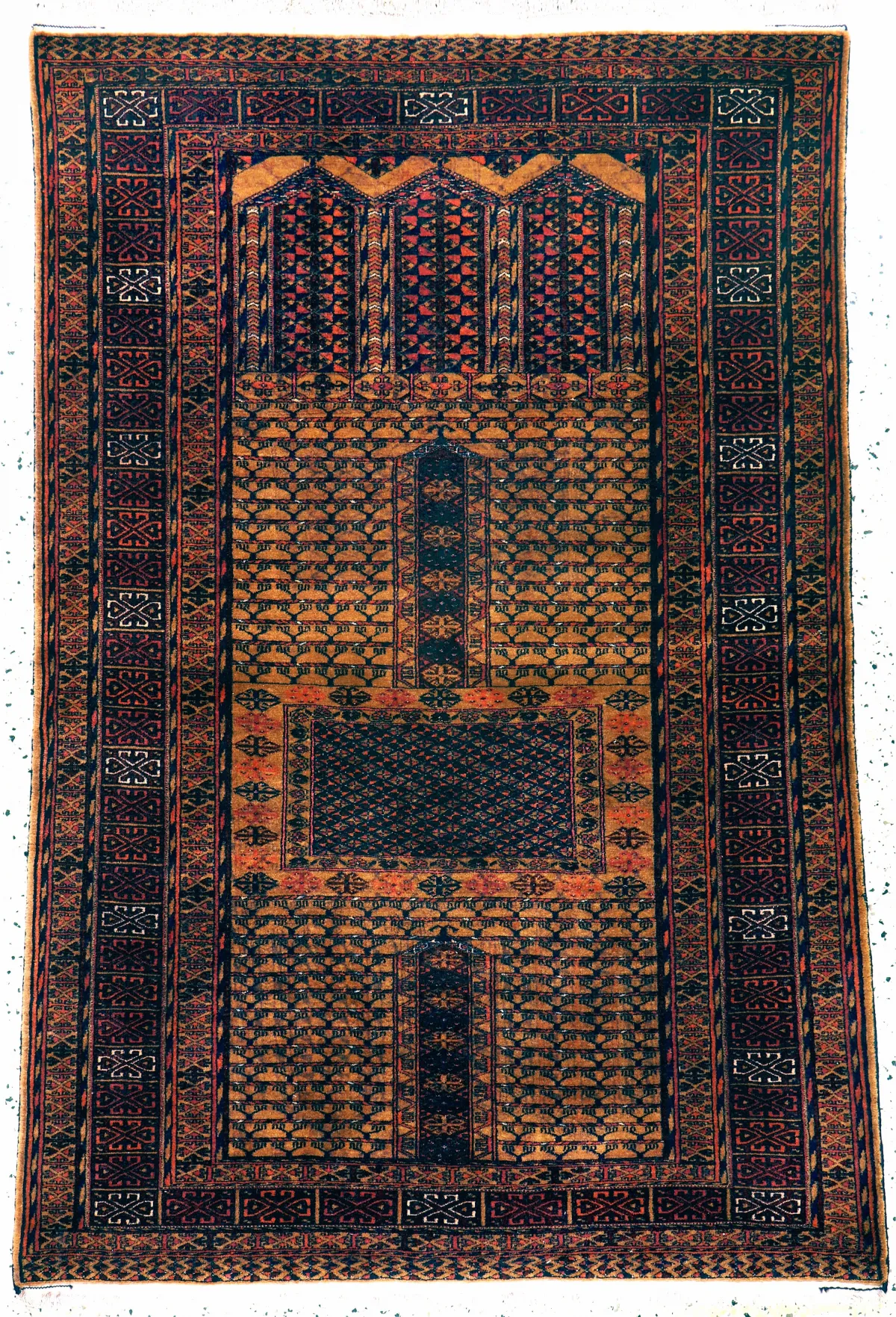 Mauri Engsi，阿富汗，20世纪中期，羊毛上羊毛，约 172 x 122 厘米，EHZ：2