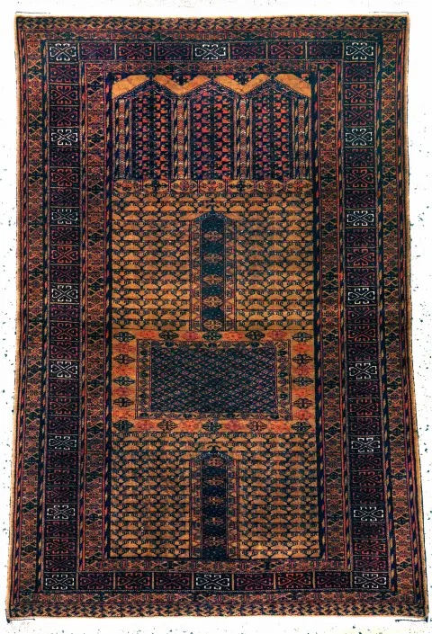Mauri Engsi halı, Afganistan, 20. yy ortası, yün üzerine yün, yak. 172 x 122 cm, durum: 2