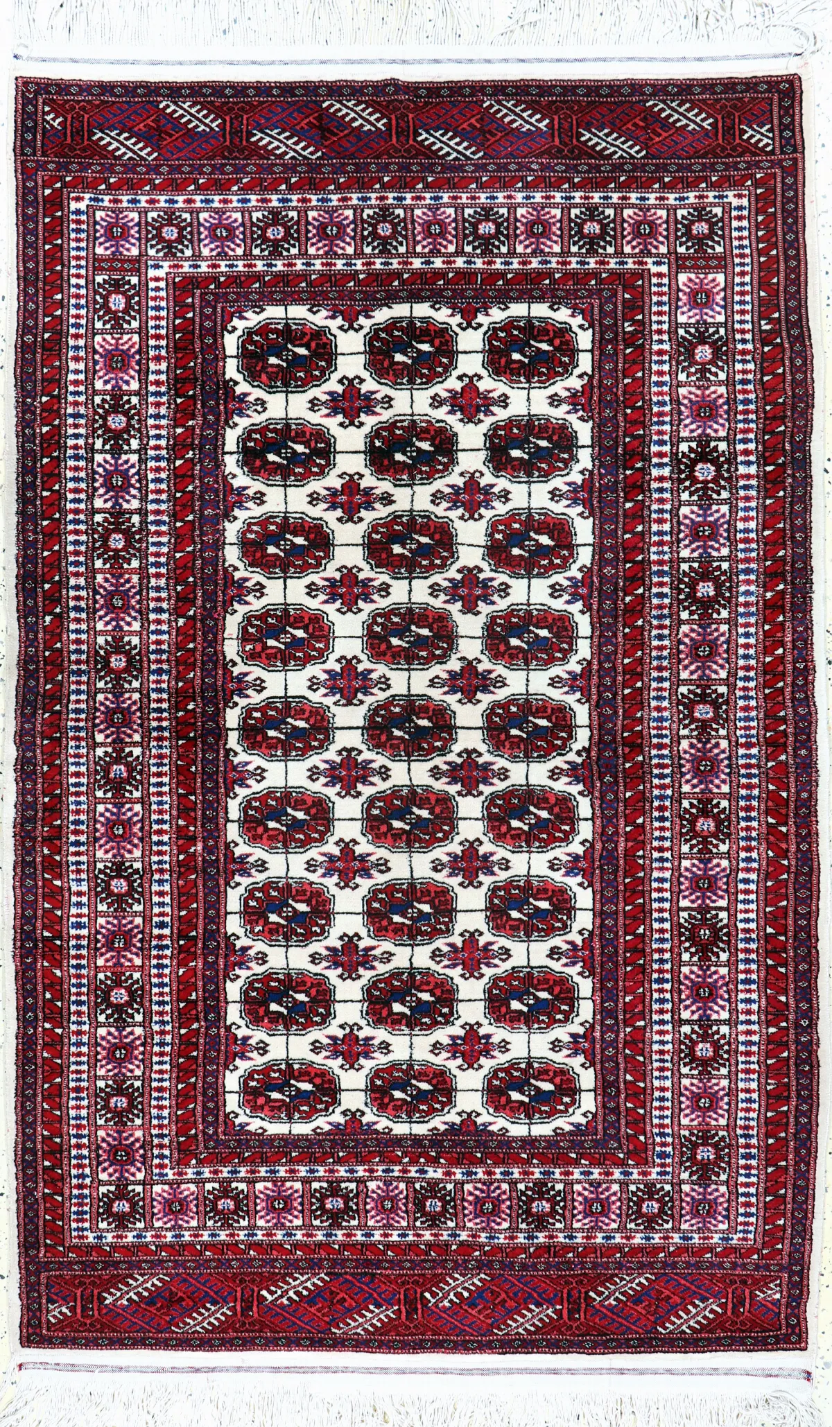 Torkmen，波斯，20世纪中期，羊毛在棉上，约205 x 130厘米，EHZ：2
