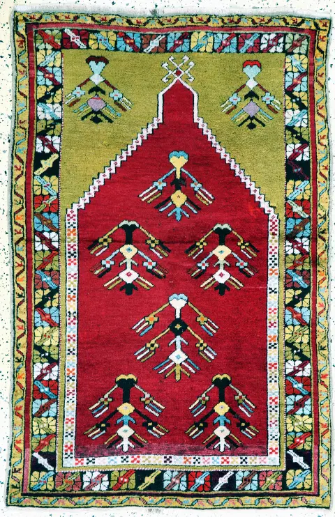 Mucur antika, Türkiye, 19. yüzyıl, yün üzerine yün, yak. 147 x 95 cm, EHZ: 2, tahmini değer: