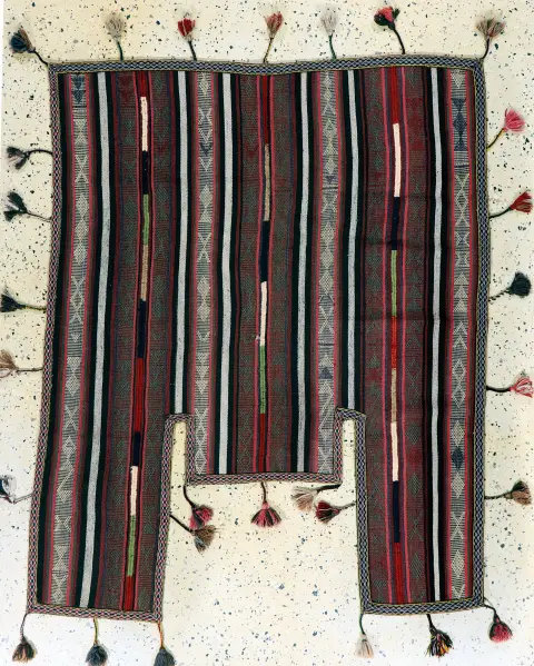 Göçebe at örtüsü, İran, 20. yy başı, yün üzerine yün, yak. 160 x 125 cm