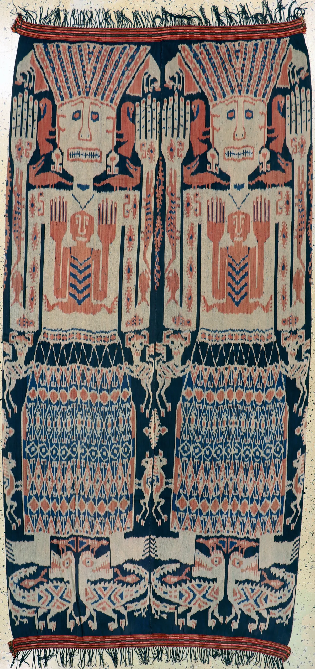 松巴 "伊卡特"，印度尼西亚，20 世纪初，棉，约 250 x 125 厘米，EHZ：2