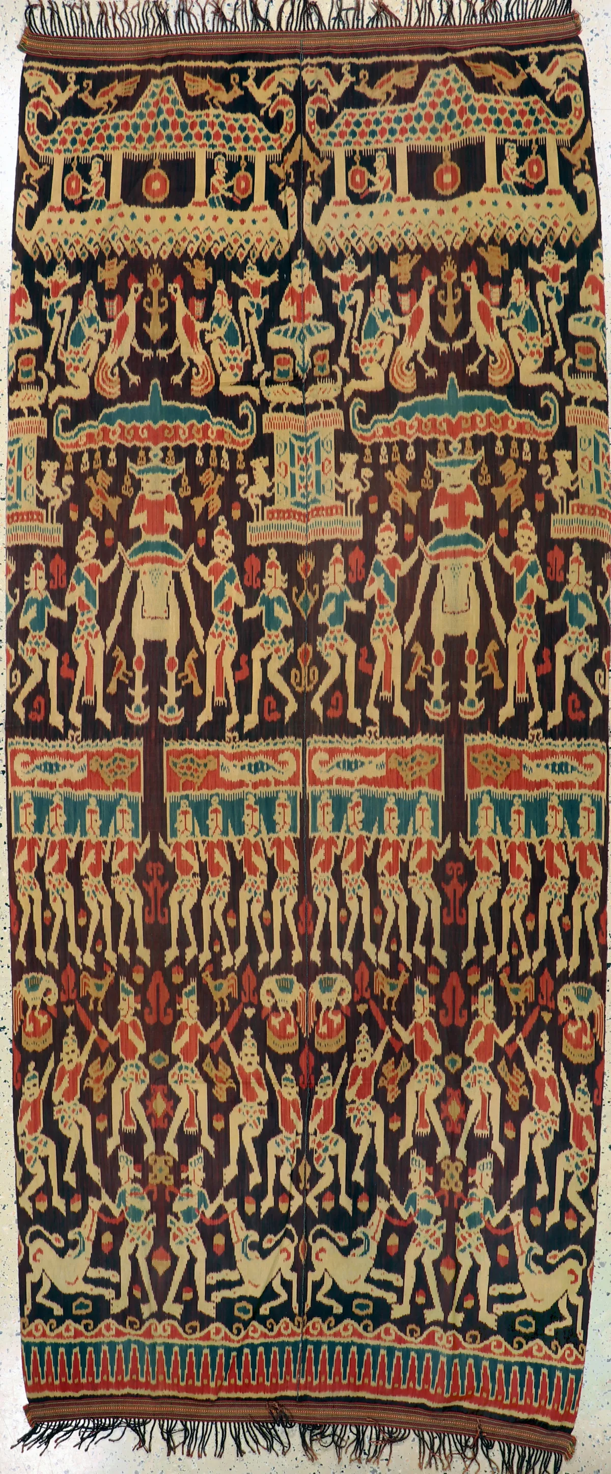 Ikat de Sumba, Indonésie, début du 20e siècle, coton, env. 280 x 120 cm, EHZ : 2
