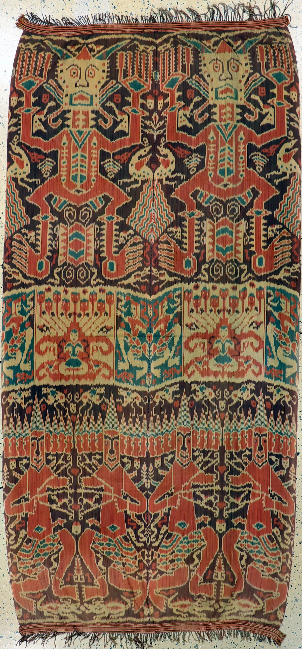 Ikat de Sumba, Indonésie, début du 20e siècle, coton, env. 245 x 120 cm, EHZ : 2