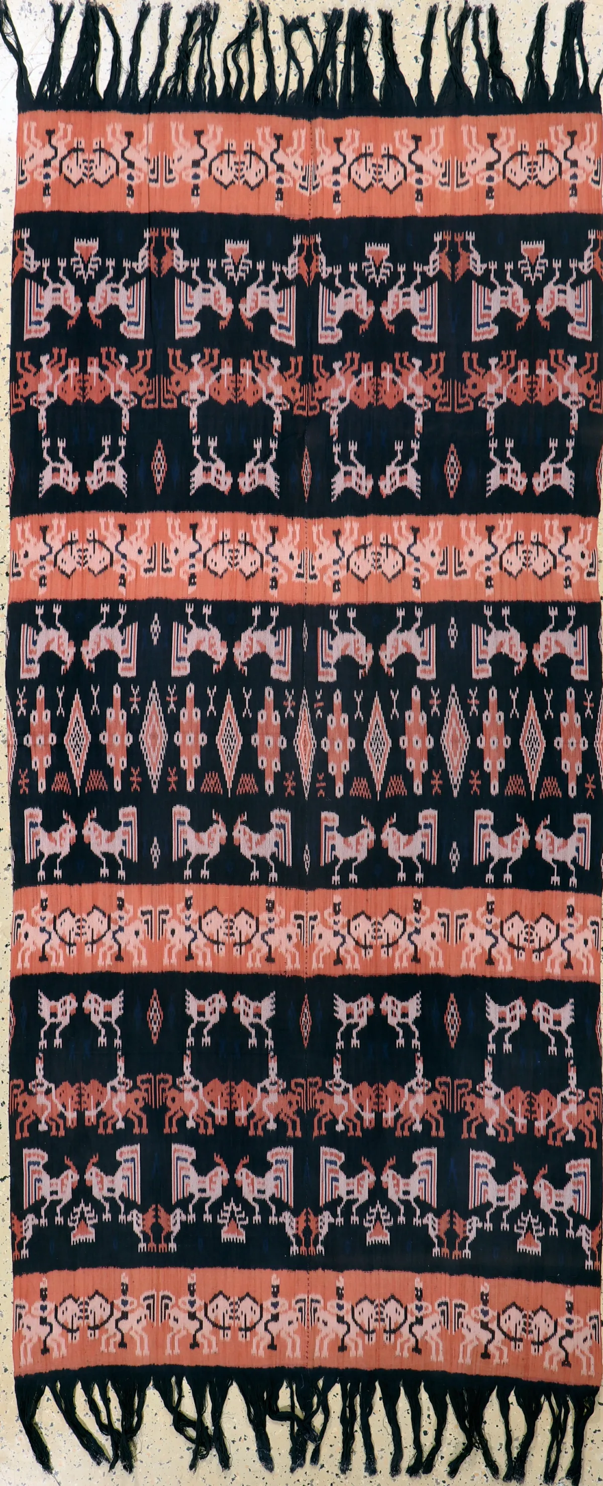 Ikat de Sumba, Indonésie, début du 20e siècle, coton, env. 215 x 100 cm, EHZ : 2