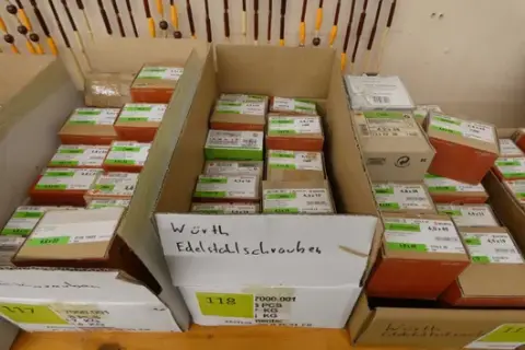 Konvolut af Würth rustfri stålskruer