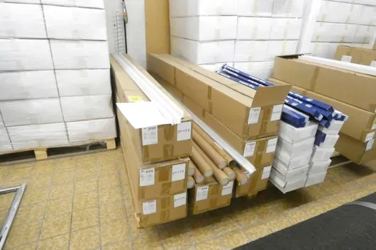 Lote de perfiles LED de aluminio SLV, blanco