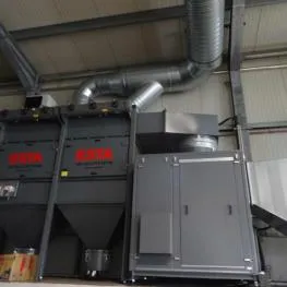 Lasrookafzuiginstallatie