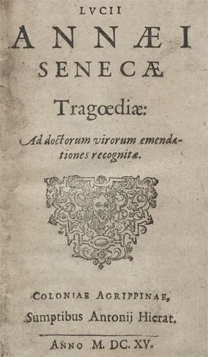 Seneca, Lucius Annaeus – Tragoediae, ad doctorum virorum emendationes recognitae