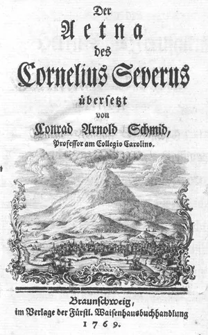 Severus, Cornelius – Der Aetna vertaald door Conrad Arnold Schmid