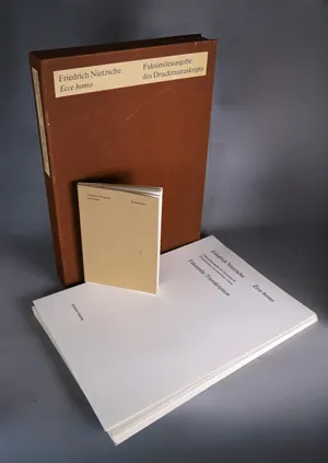 Nietzsche, Friedrich – Ecce Homo. Facsimile van het manuscript