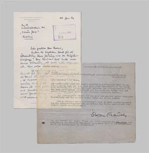 German writers – 13 autographs. 1881-1986