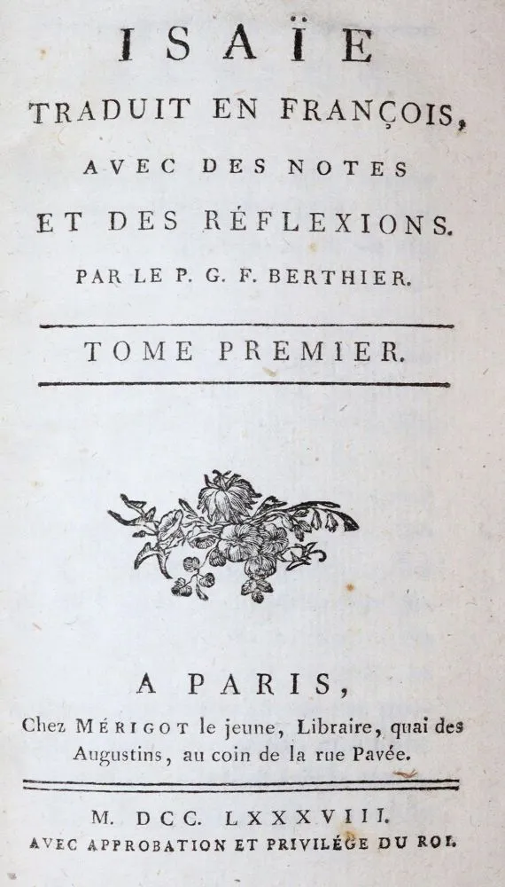 Berthier,G.F. – Isaie