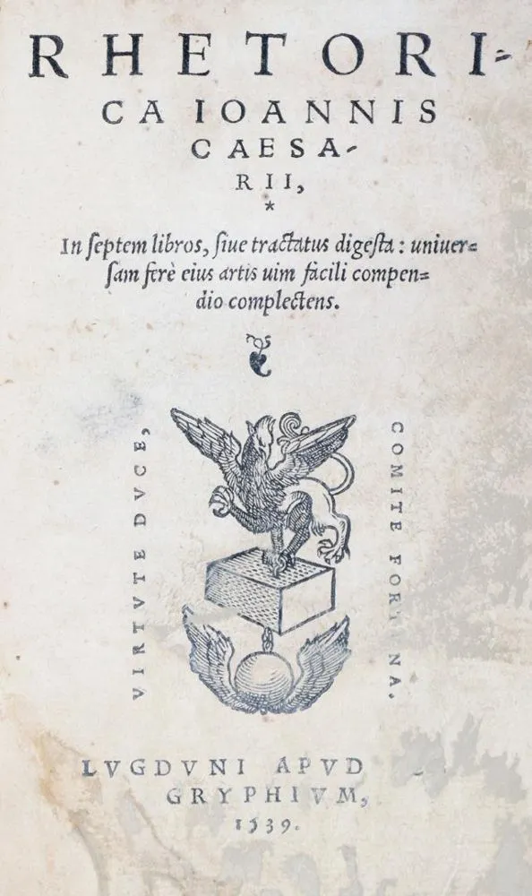 Caesarius,J. – Rhetorica
