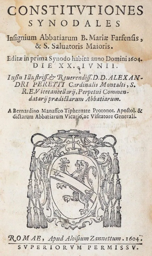 Constitutiones synodales – insignium abbatiarum B