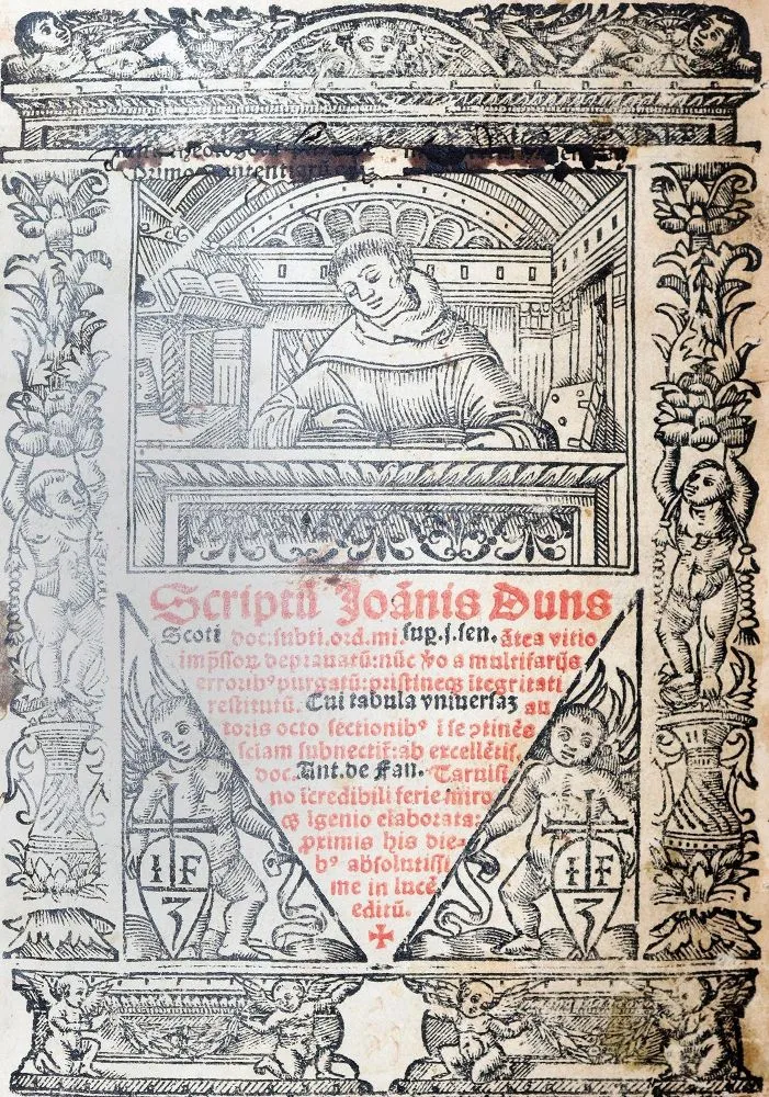 Duns Scotus,J. – Scriptum super primo (-quarto) sententiarum; Questiones quolibetales
