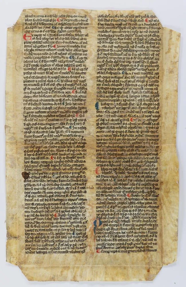 Einbandmakulatur. – 1 beids