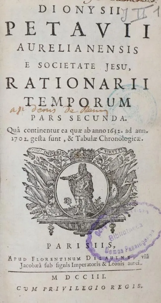 Petau,D. – Rationarum temporum in partes tres