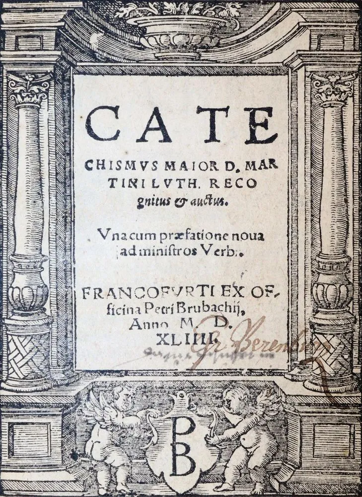 Luther, M. – Catechismus maior D