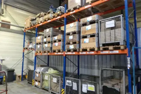 Pallereol, 3 felter, uden indhold