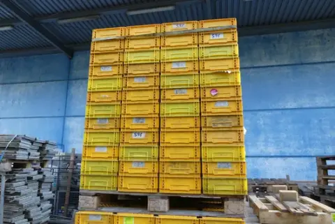 Konvolut af plastkasser/stablekasser