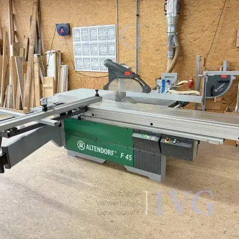 Sierra circular de formato con sierra de incisión ALTENDORF F 45