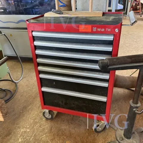 Werkplaatskar (rood) WÜRTH