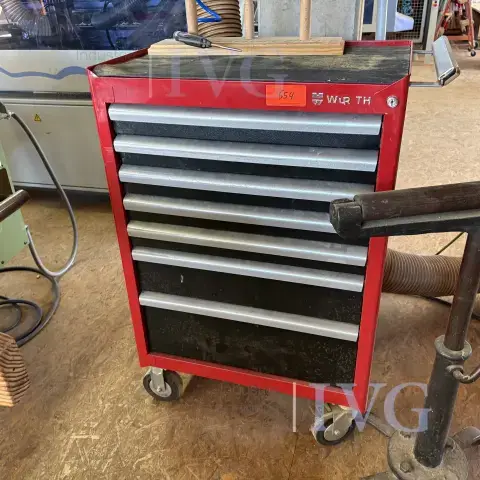 Werkplaatskar (rood) WÜRTH