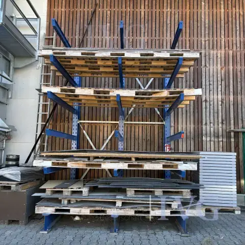 Raft consolă unilateral (albastru)