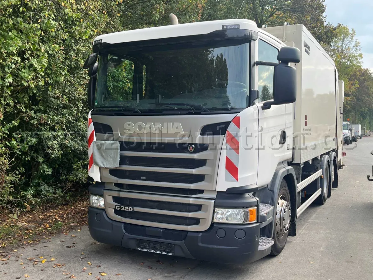 1辆二手Scania B6X2垃圾收集车，首次登记2016年6月29日