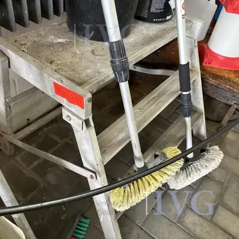 Scară-scăunel din aluminiu, 3 trepte