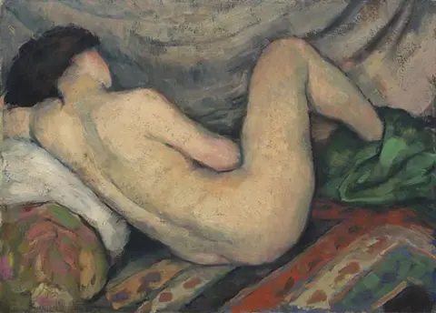 Karl Hofer, Akt koji spava, 1908