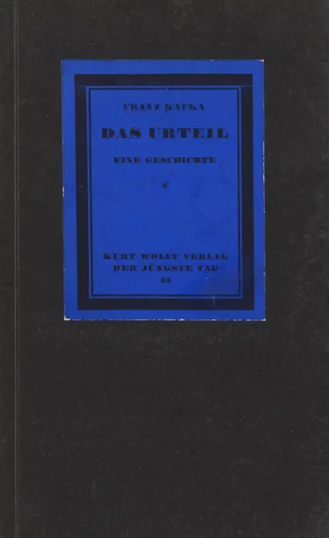 Kafka, Franz, Kafka, Das Urteil. - Dbei: Der jüngste Tag. 13 Bde.