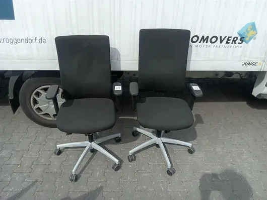 2x sedia girevole da ufficio Dauphin