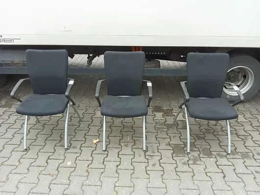 3 konferansestoler Haworth Comforto