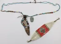 2 dele modesmykker i boho-stil