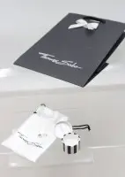 Lille sølvvedhæng Thomas Sabo krone med lås 925 S.