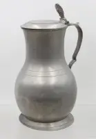 Tin-kande i pæreform, ældre,
