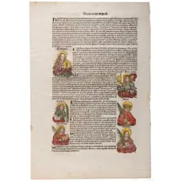 الصفحة CXXVII من «Liber chronicarum» (تاريخ نورنبرغ)، نورنبرغ، Anton Koberger، 1493