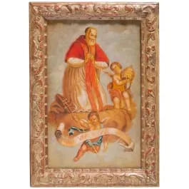 „Heiliger Papst Pius V.", Anonym (wohl süddeutsch oder flämisch), spätes 17. Jhdt.