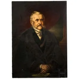 《Bernhard von Langenbeck肖像》,归于Ferdinand Wilhelm von Heuss(美因茨1848–1924博登海姆),1886 ?