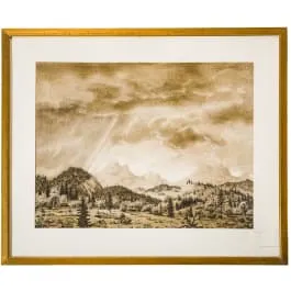 "Mountain Landscape", Werner Peiner, attributed (Düsseldorf 1897–1984 Leichlingen)