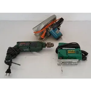 Bosch 电钻 + Metabo 曲线锯 + Black & Decker 手圆锯