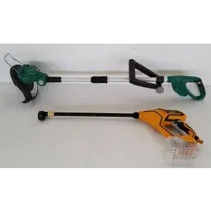 Ferrex çim biçme makinesi (aküsüz) + Ferrex akülü yüksek basınçlı yıkama makinesi (aküsüz)