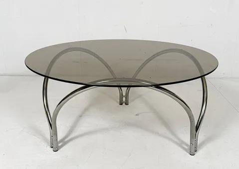 Mid-century sehpa, krom, Almanya, 1970'ler.