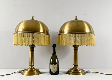 Set di 2 lampade in stile Art Deco di Sölken Leuchten, Germania, anni 1960.