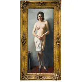 „Nudo femminile in piedi“, Hans Hassenteufel (Amburgo 1887–1943 Monaco), prima metà del XX secolo