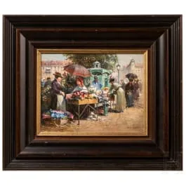 „Na Viktualienmarktu u Münchenu“, Detlev Nitschke (rođ. 1935. u Berlinu)
